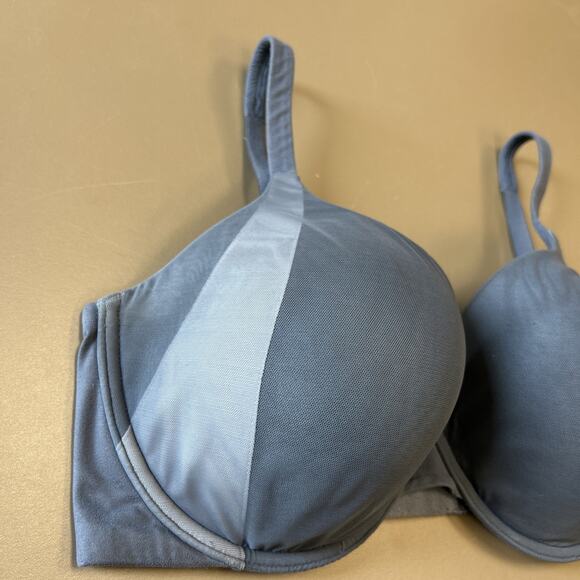 Victoria’s Secret Lined Perfect Coverage 36DD Gray Underwire T-Shirt Bra - Picture 2 of 8